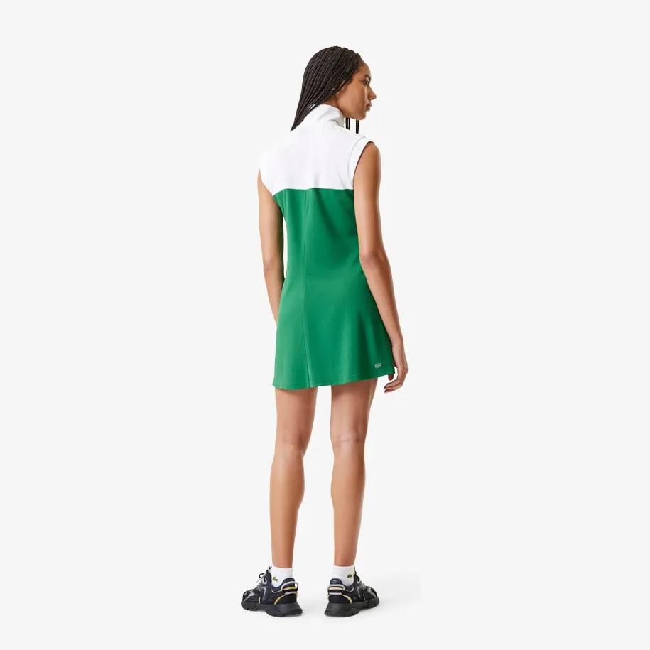 Women's Recycled Fiber Tennis Dress with Built-In Shorts Rocket/White Patagonia Clothing