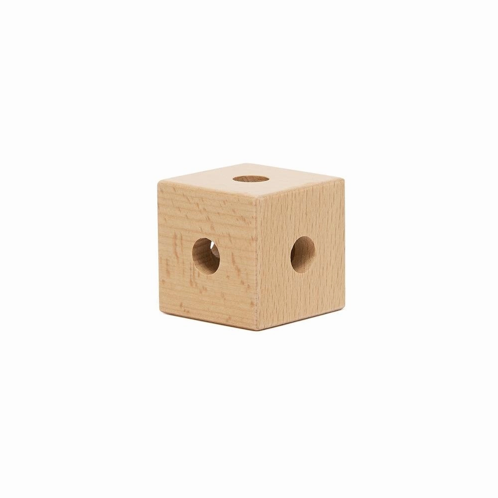 Wooden Square Caged Bell