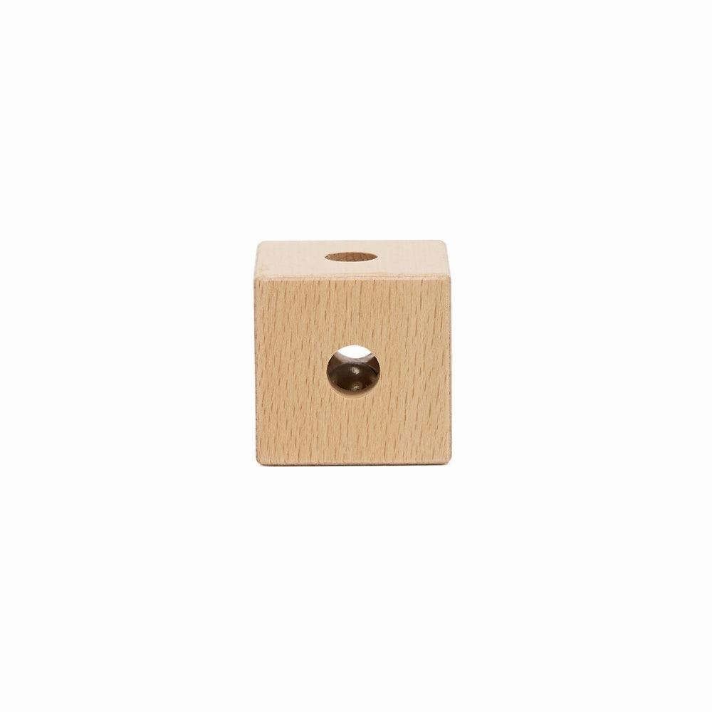 Wooden Square Caged Bell