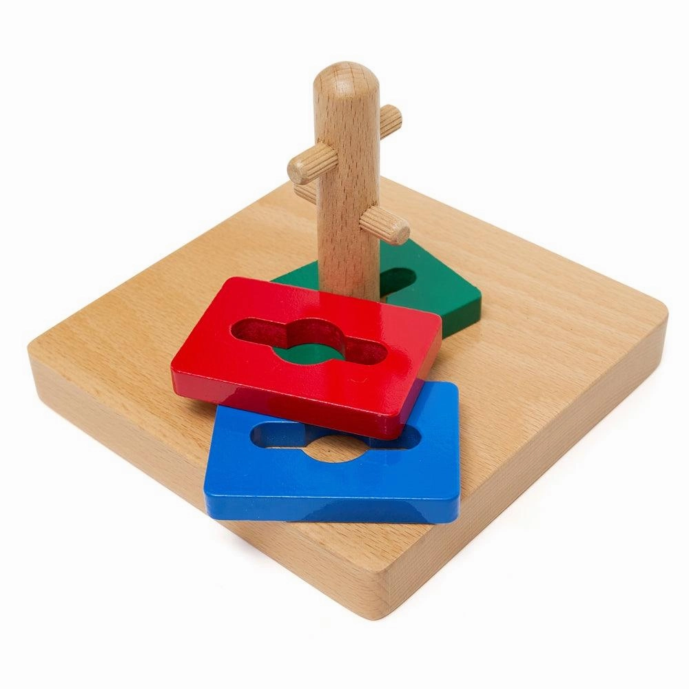 Wooden Twist & Sort Stacking Toy