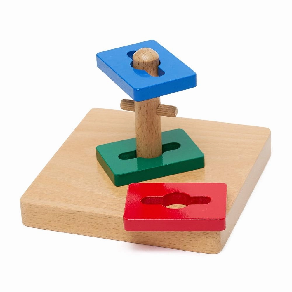 Wooden Twist & Sort Stacking Toy
