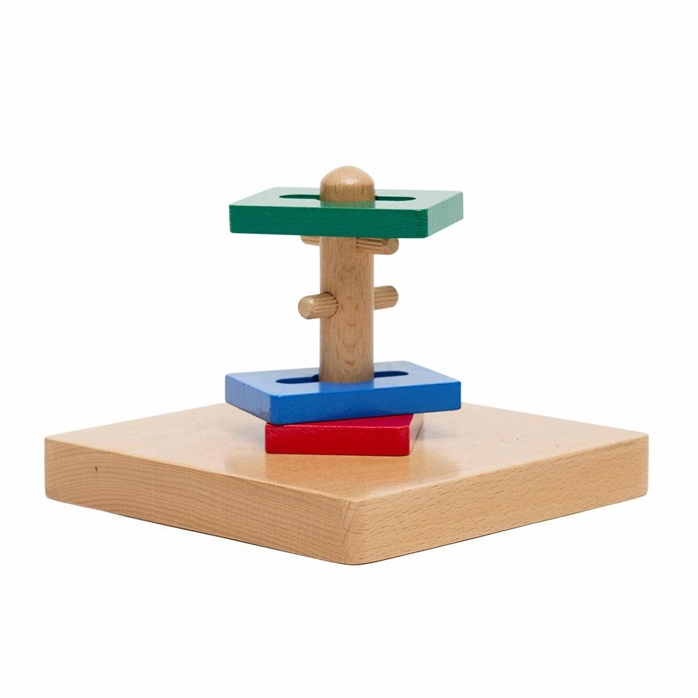 Wooden Twist & Sort Stacking Toy