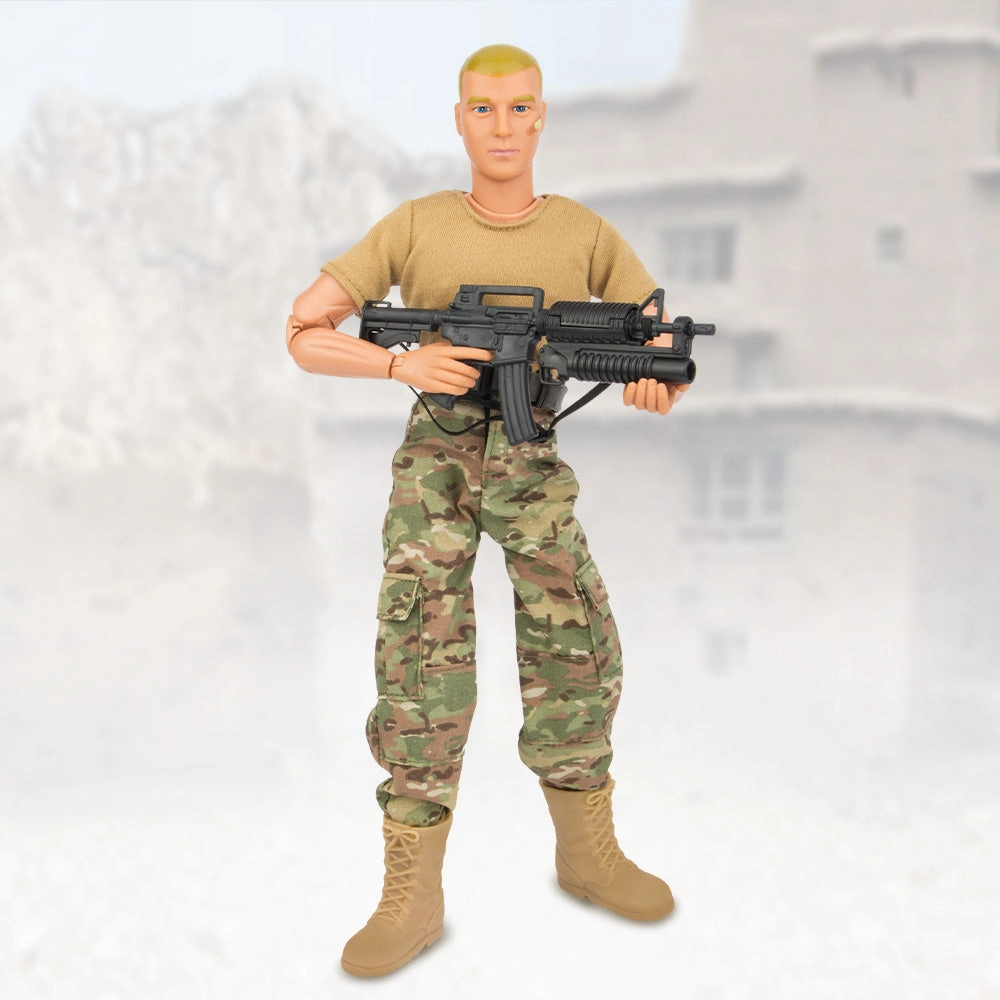World Peacekeepers 1:6 Military Figure Sand Tshirt