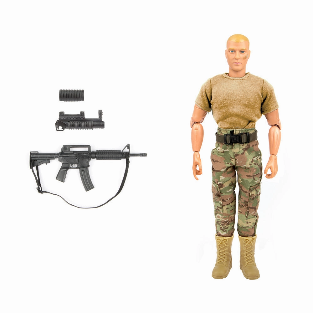 World Peacekeepers 1:6 Military Figure Sand Tshirt