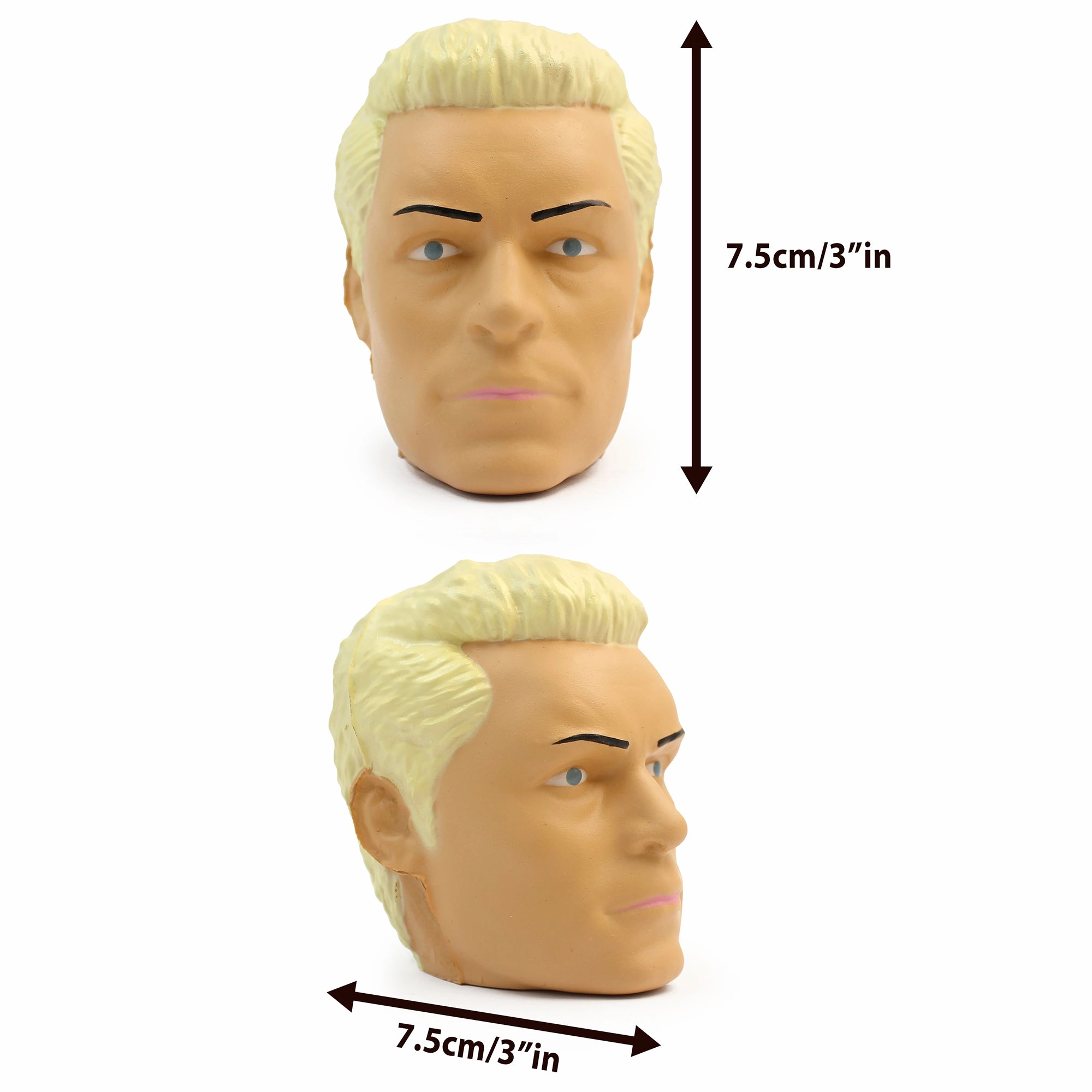 WWE Stress Heads Twin Pack - 3" Cody Rhodes & The Rock Squeeze Toys