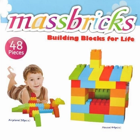 X-Large 48pcs Mass Bricks Building Block