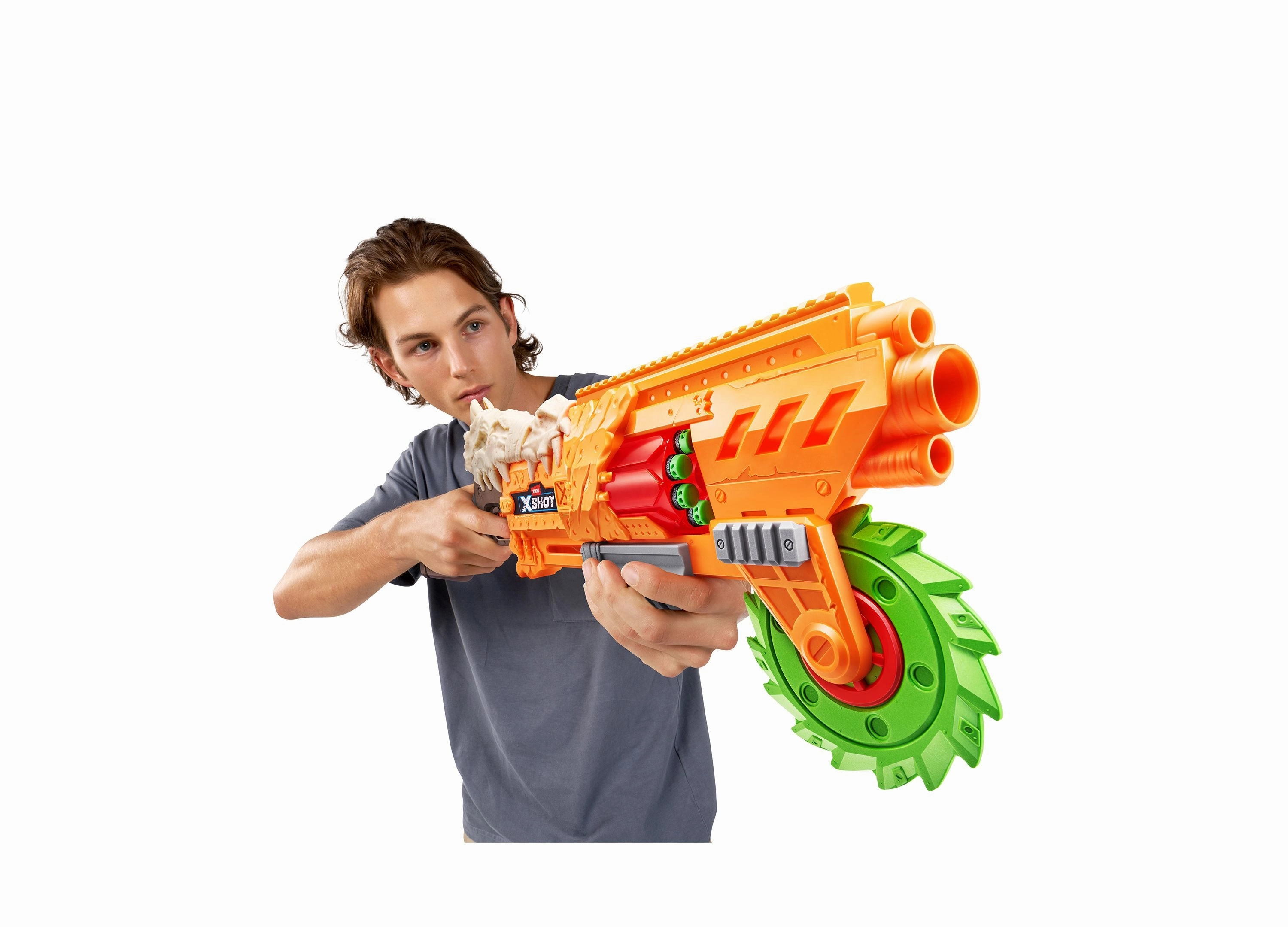 X-Shot Insanity Horrorfire Chainsaw with Spinning Saw Blade
