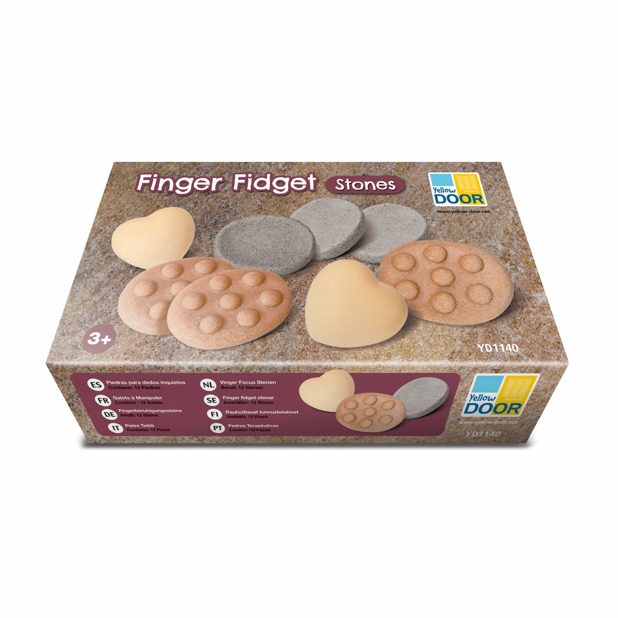 Yellow Door Calming Finger Fidget Stones  Sensory Set