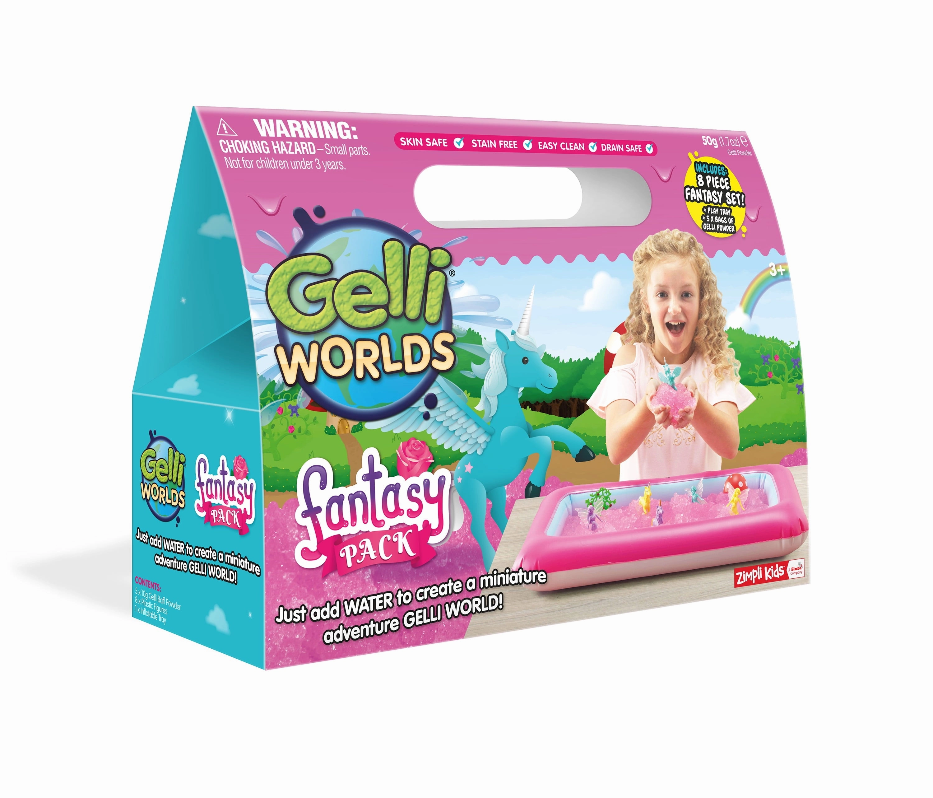 Zimpli Kids Gelli Worlds Fantasy Pack with Fairies & Unicorns