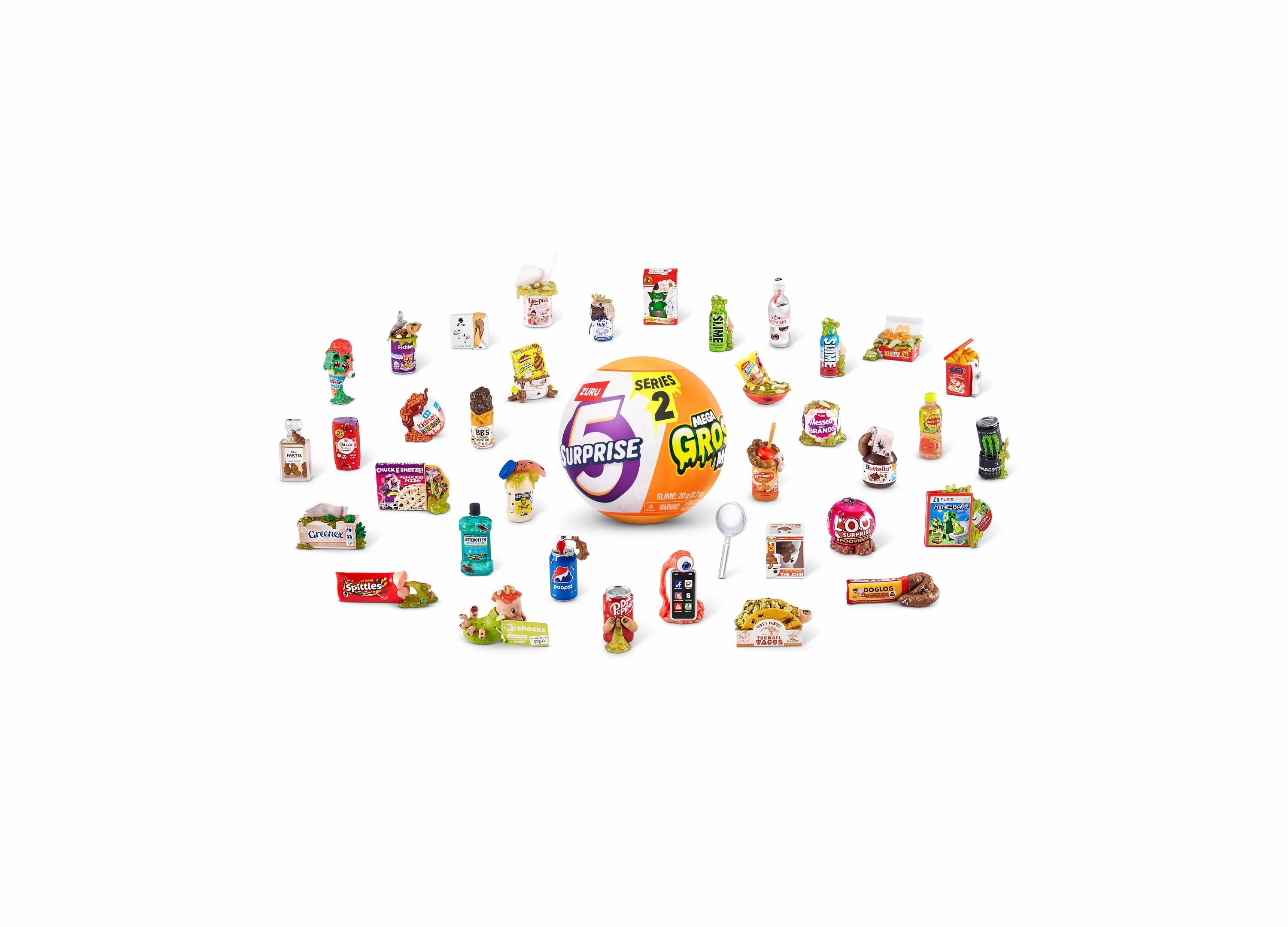 Zuru 5 Surprise Mega Gross Minis Series 2 Blind Pack (Colors/Styles May Vary)