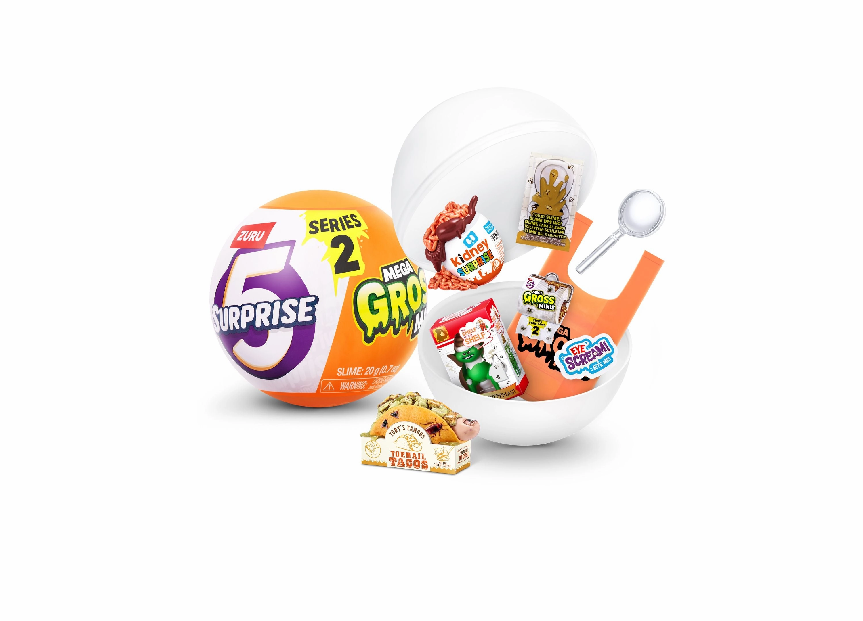 Zuru 5 Surprise Mega Gross Minis Series 2 Blind Pack (Colors/Styles May Vary)
