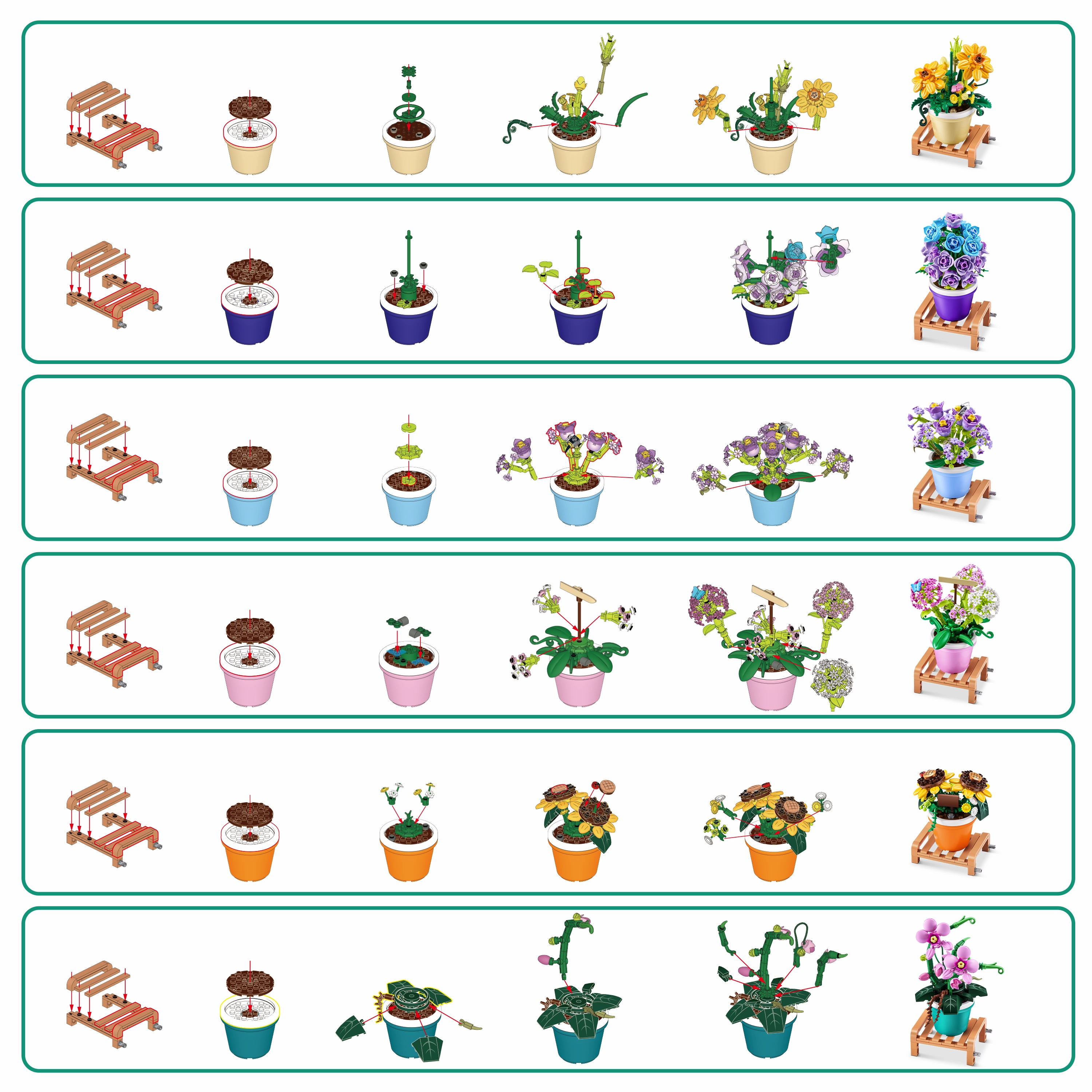 ZURU Max Premium Garden Pot Plants Collection Assorted Styles