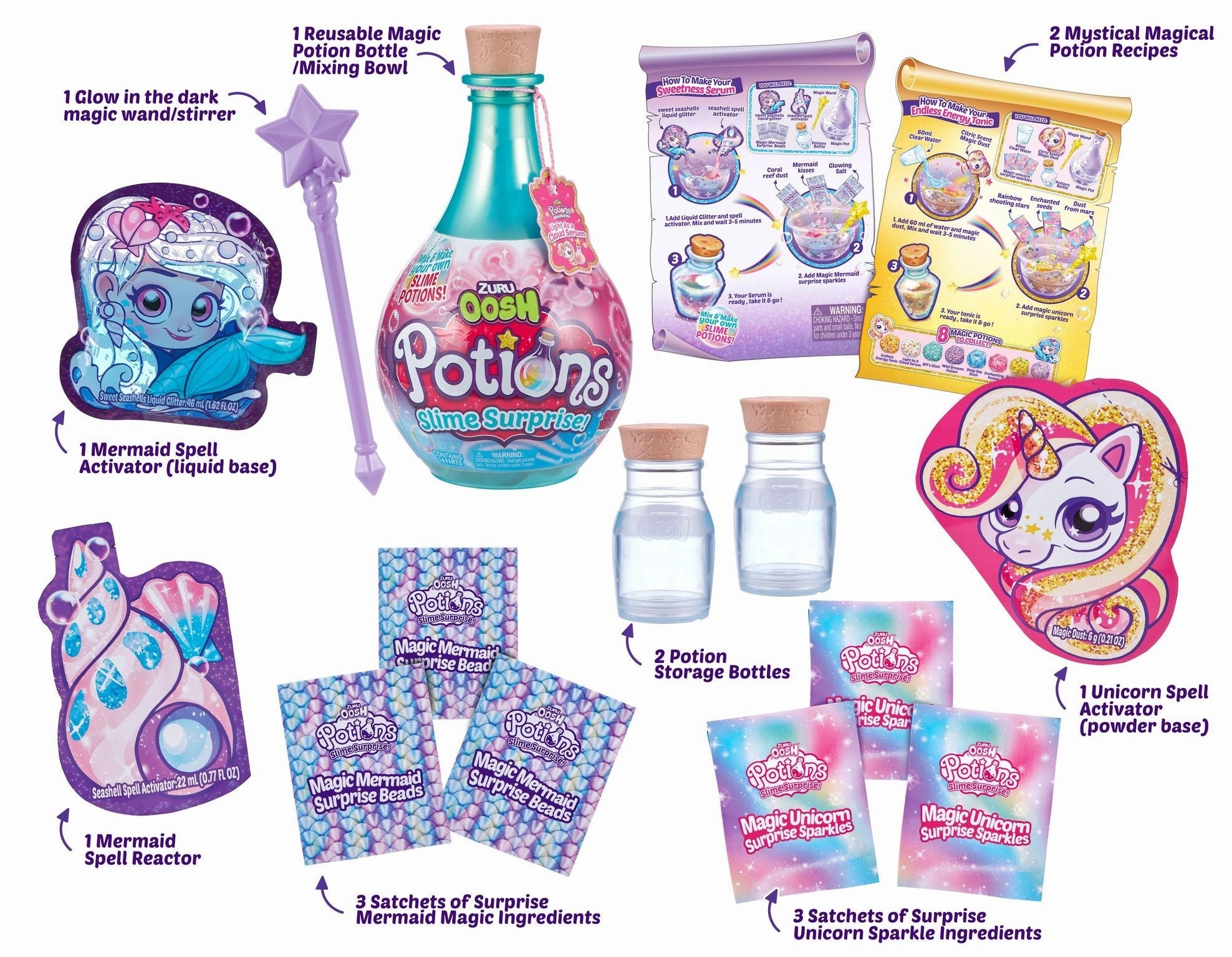ZURU Oosh Potions Slime Surprise Series 1 Assorted Styles
