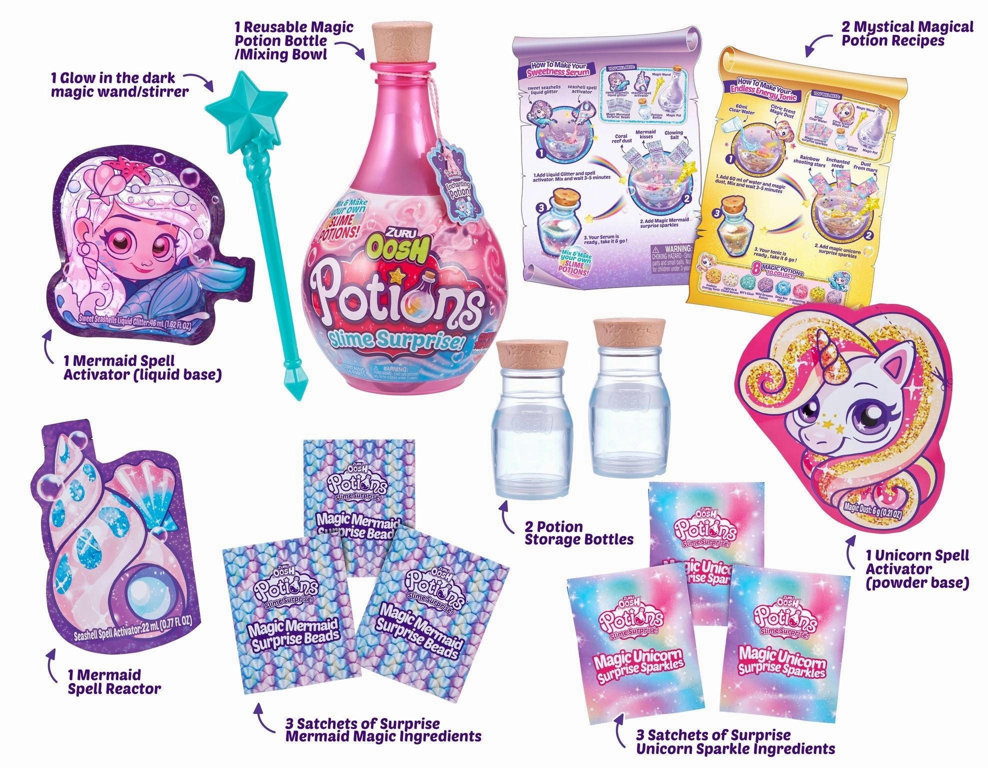 ZURU Oosh Potions Slime Surprise Series 1 Assorted Styles